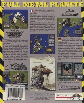 Full Metal Planete box cover back